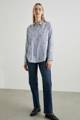 TAYLOR SHIRT - FLOCKED DAISIES| Rails for sale