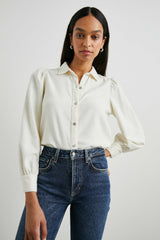 ANGELICA SHIRT - WINTER WHITE| Rails discount