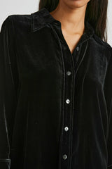 ANDREA TOP - BLACK VELVET| Rails online