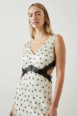 PANDORA DRESS - CHAMPAGNE FLORAL| Rails online