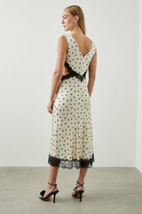 PANDORA DRESS - CHAMPAGNE FLORAL| Rails online