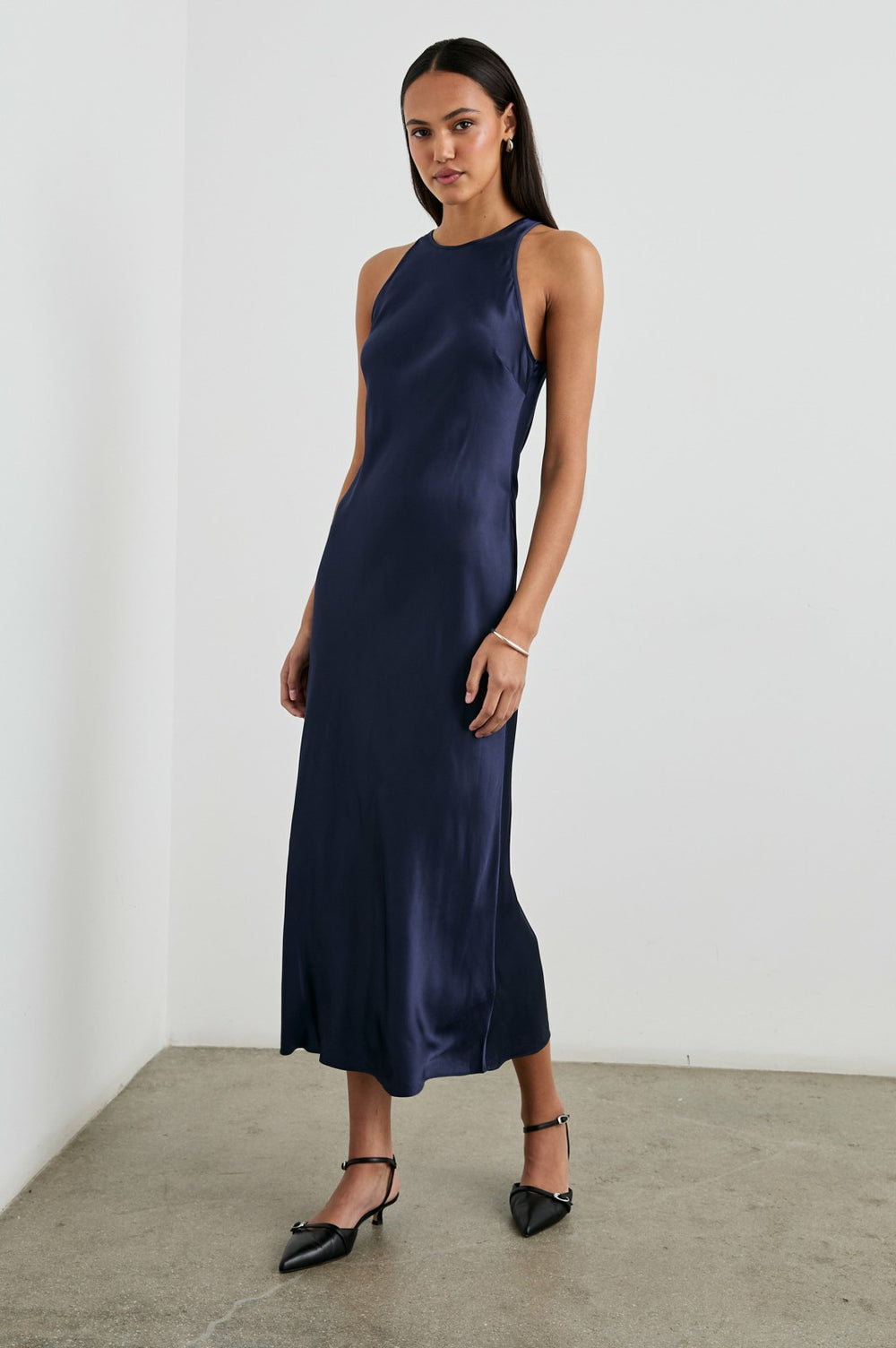 SOLENE DRESS - NAVY| Rails US