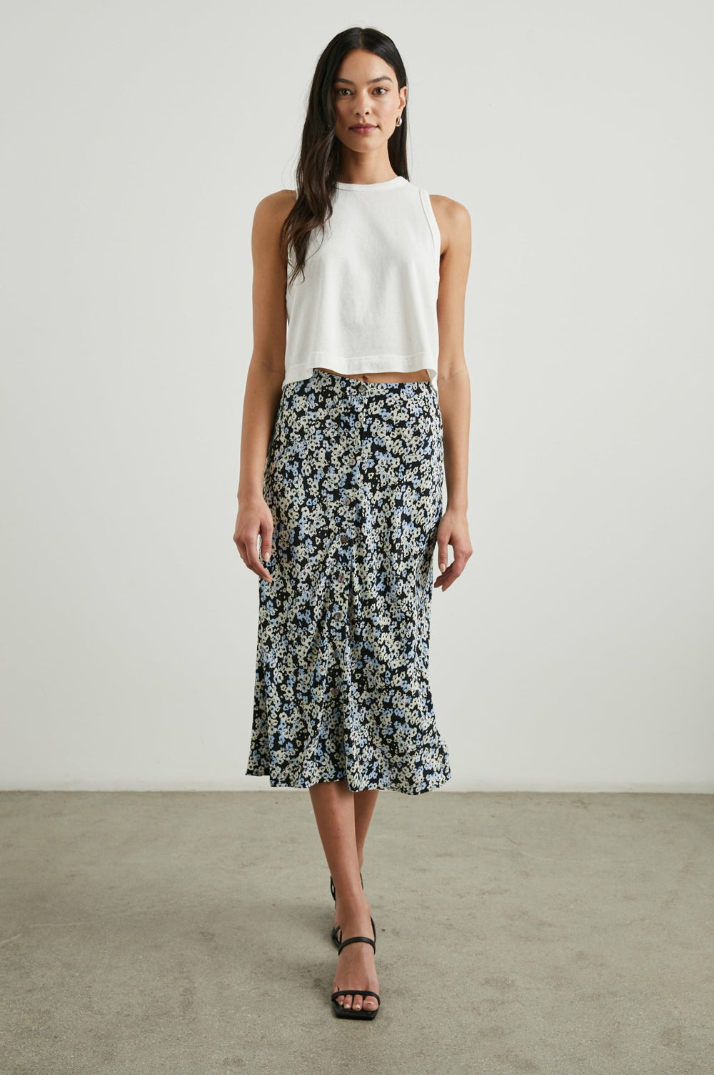 ROSETTA SKIRT - MIDNIGHT MEADOW FLORAL| Rails sale