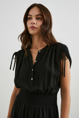SAMINA DRESS - Black| Rails online