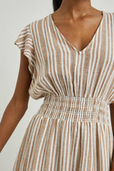 TARA DRESS - PALO SANTO STRIPE| Rails online