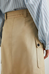 CYRUS SKIRT - KHAKI| Rails online