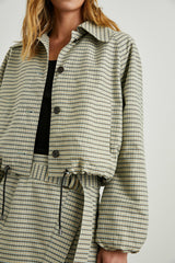 NORTH JACKET - SAGE MINI CHECK| Rails sale