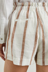 FOSTER SHORT - COCONUT STRIPE| Rails near me