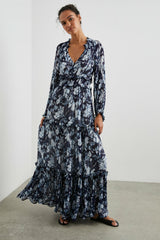 FREDERICA DRESS - INDIGO BLOSSOMS| Rails near me