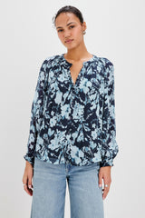 NESSIE TOP - INDIGO BLOSSOMS| Rails for sale