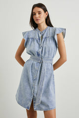 LETTA DRESS - FADED INDIGO| Rails US