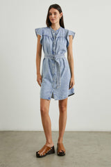 LETTA DRESS - FADED INDIGO| Rails US