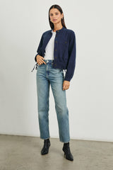 ALMA JACKET - NAVY| Rails outlet