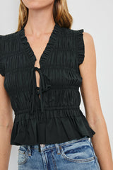 MARTINE TOP - BLACK| Rails on sale