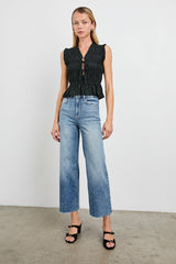 MARTINE TOP - BLACK| Rails on sale