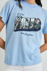 BOYFRIEND T-SHIRT - RAILS LOS ANGELES BLUE| Rails on sale