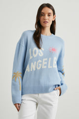 OLIVIA SWEATER - LOS ANGELES BLUE| Rails outlet