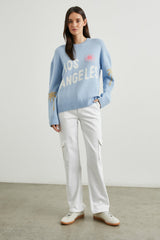 OLIVIA SWEATER - LOS ANGELES BLUE| Rails outlet