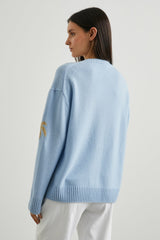 OLIVIA SWEATER - LOS ANGELES BLUE| Rails outlet