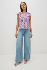 KARYSA TOP - PINK IKAT| Rails sale