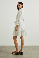 KIARA DRESS - IVORY SEERSUCKER| Rails outlet