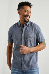 CARSON SHIRT - LOUIS LEAF SLATE| Rails US