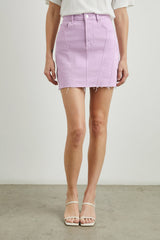 BRENTWOOD SKIRT - LILAC RAW HEM| Rails sale