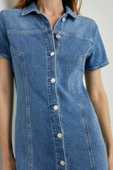 PASADENA DRESS - CADET BLUE| Rails near me