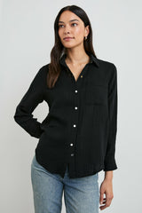 ELLIS SHIRT - BLACK| Rails online