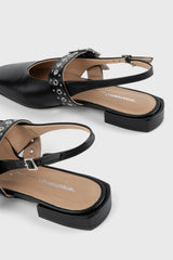 INTENTIONALLY BLANK PEARL BALLET FLAT - BLACK| Rails discount