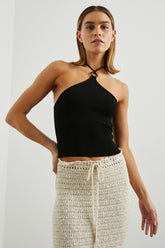 AMORA TOP - BLACK| Rails outlet