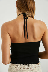 AMORA TOP - BLACK| Rails outlet