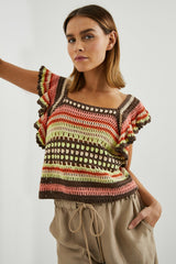 ANNA TOP - TROPICAL CROCHET| Rails on sale