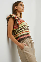 ANNA TOP - TROPICAL CROCHET| Rails on sale
