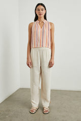 CHRISTY TOP - PAPAYA STRIPE| Rails discount