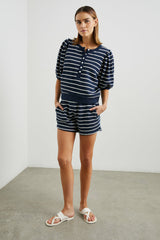 DOM SWEATSHIRT - NAVY WHITE STRIPE| Rails on sale