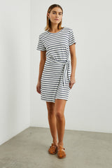 EDIE DRESS - IVORY NAVY STRIPE| Rails discount
