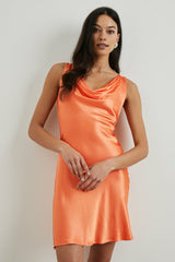 INDRA DRESS - PAPAYA| Rails online