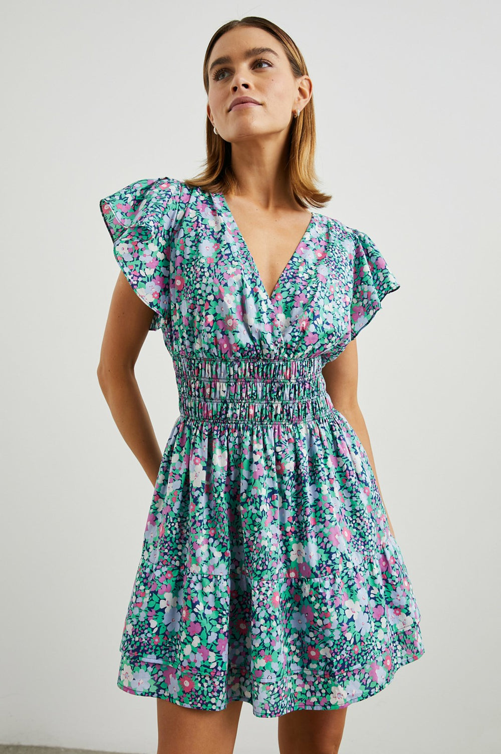 KIMORA DRESS - NAVY LEILANI FLORAL| Rails near me