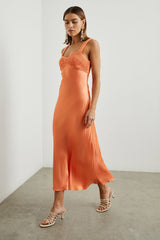 LAURA DRESS - PAPAYA| Rails outlet