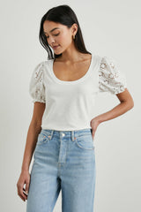 LILIA TOP - WHITE| Rails discount