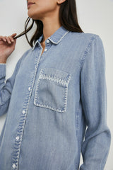 SAYA SHIRT - CLOUD WASH| Rails for sale