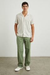 AMALFI SHIRT - PAINTED TILE KHAKI| Rails US