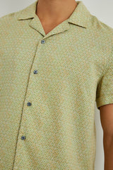 AMALFI SHIRT - PAINTED TILE MATCHA| Rails outlet