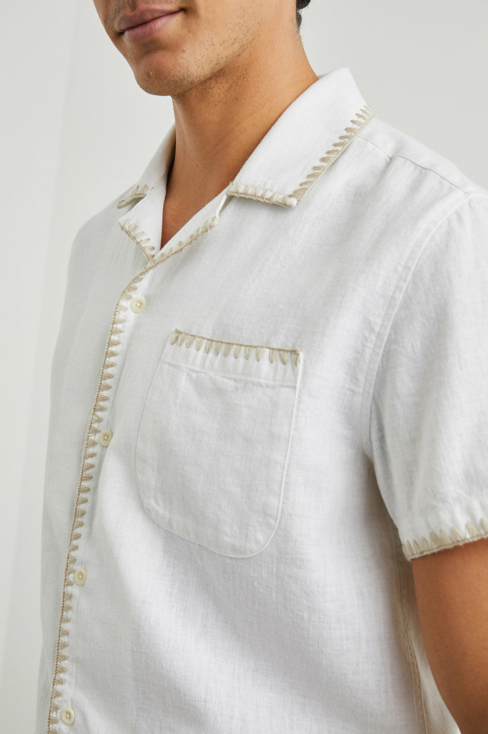 SHANE SHIRT - ANTIQUE WHITE| Rails online