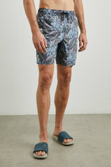 KIAN SWIM SHORT - JUNGLE GARDEN MIDNIGHT| Rails on sale