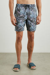 KIAN SWIM SHORT - JUNGLE GARDEN MIDNIGHT| Rails on sale