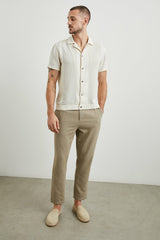 DUKE SHIRT - PARCHMENT WHEAT| Rails for sale