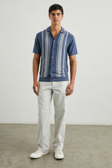 SILAS SHIRT - MARRAKESH BLUE MULTI| Rails discount