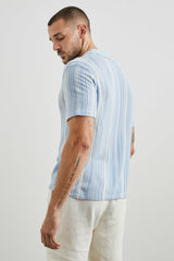 ETANNE POLO SHIRT - MERIDIAN ECRU STRIPE| Rails for sale